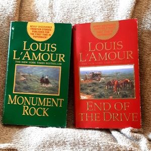 SOLD Louis L'Amour Books, lot of 2